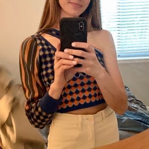 Conditions Apply Anthropologie One-Shoulder Sweater